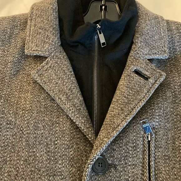 Marc New York by Andrew Marc NWOT Men’s Coyle Wool Blend Melton Coat. Size M. - Picture 4 of 10